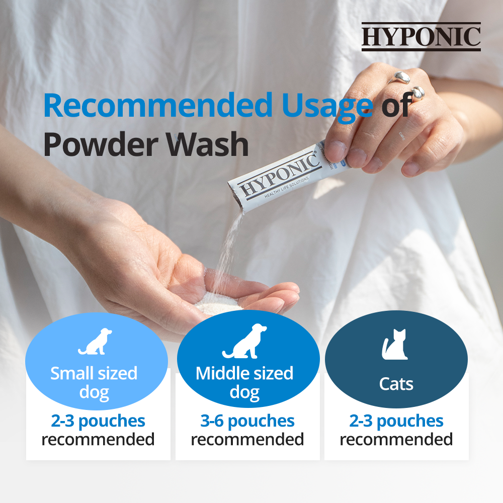 HYPONIC Gentle Exfoliating Scrub Powder (for all pets) 100g (2g X 50ea)