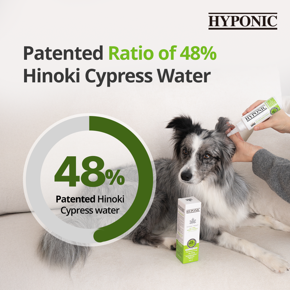HYPONIC Ørerens uten svie for hunder 500ml