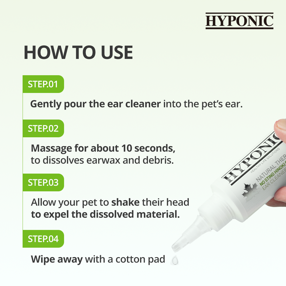 No Sting Hinoki Cypress Ear Cleaner (for all dogs) 120ml